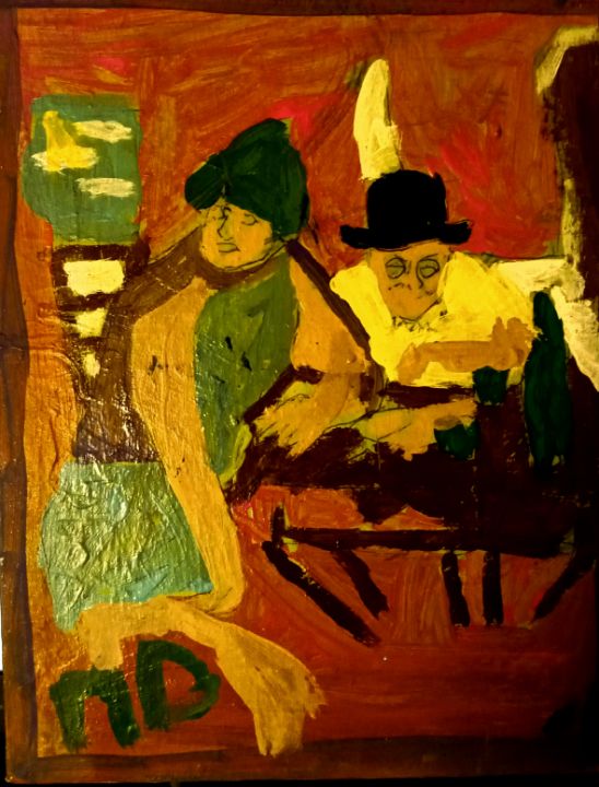 The old Couple - Matthew's Art Painting's