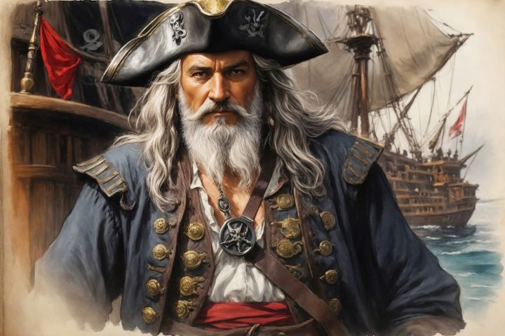 Pirate captain - Creative Digital Art - Digital Art, Fantasy