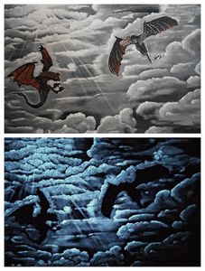 Glow in the dark dragons