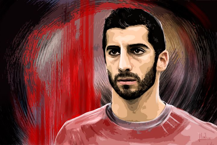 Henrikh Mkhitaryan Portrait Editorial Photography - Image of