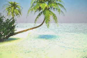 Tropical Dream Digitally Handpainted