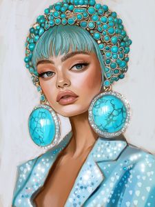 dynamic color portrait - Julietta Lewis - Digital Art, People