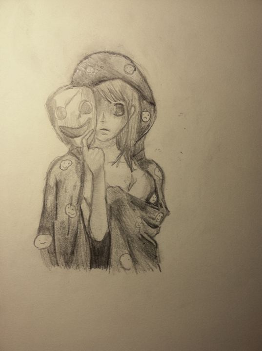 Anime Girl hiding from Garenonian Regent Thug by EvanVizuett on DeviantArt