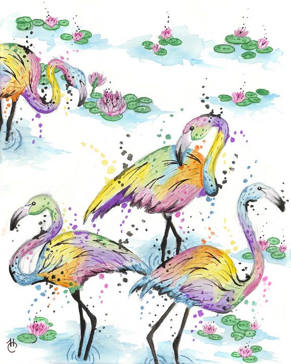 The flamingo Dance - Hannah Claire