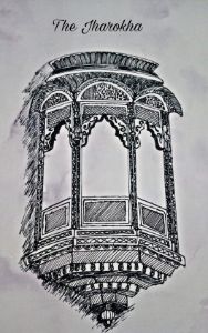 "Jharokha- Pen Sketch