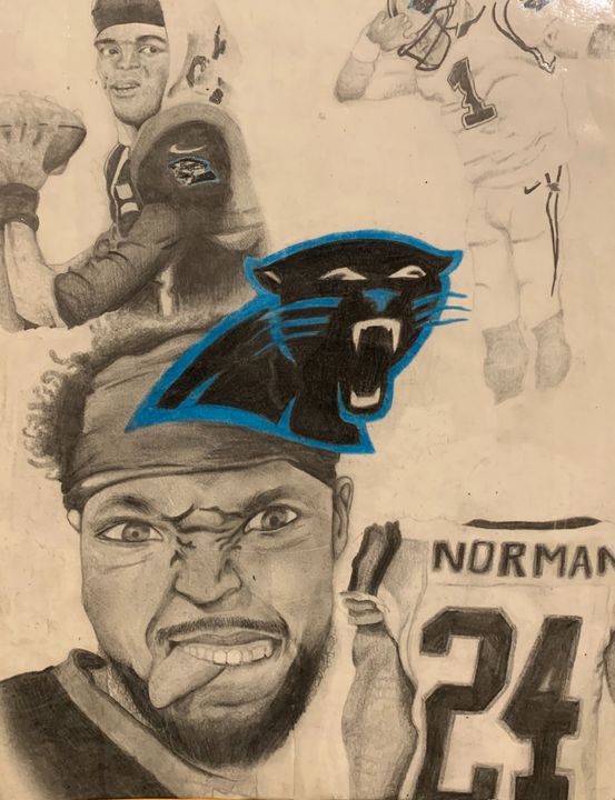 Carolina Panthers - My History Of Art - Drawings & Illustration, People &  Figures, Celebrity, Musicians - ArtPal