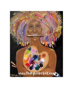 Free Spirit - Mache - Paintings & Prints, People & Figures, Female Form,  Clothed - ArtPal