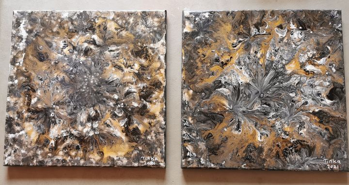 2 pieces - Tinka Art