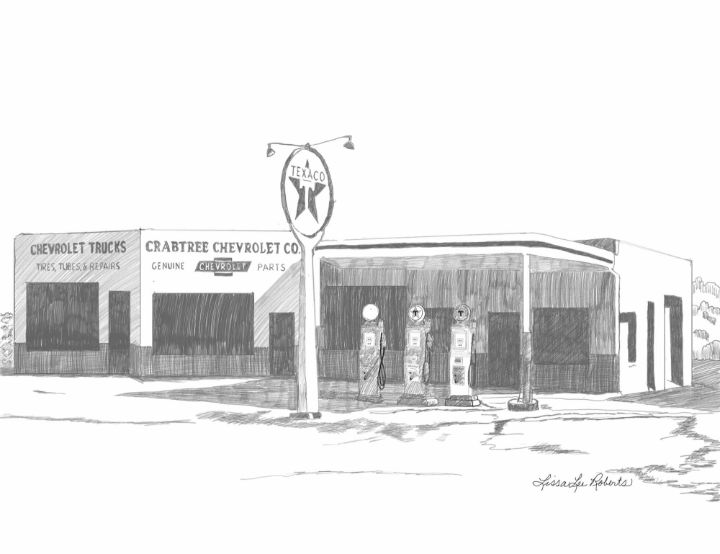 Crabtree Chevrolet Glen Rose, TX Art by Lissa Digital Art & AI