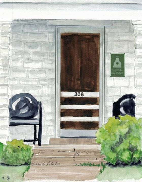 Charles barnard home glen rose tx art by lissa paintings prints