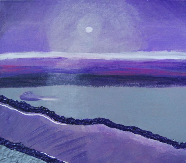 Purple Moon - Francesca Smith Art