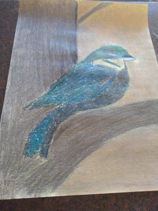 Blue bird - Camille's Art