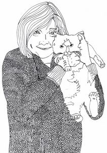 Aunt Lou and her Kitty Cat