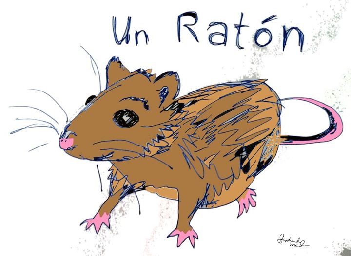 Un Ratón A Rat Shoshanahs Art Digital Art Animals - 