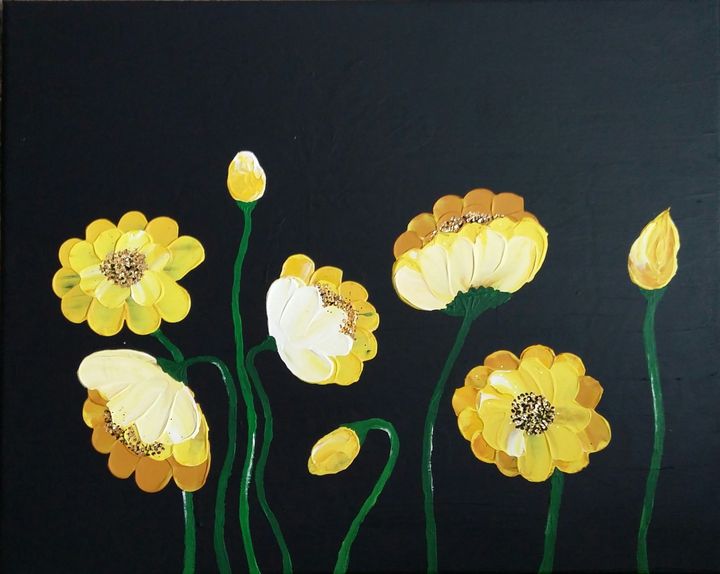 Yellow daisies - Henna Khan
