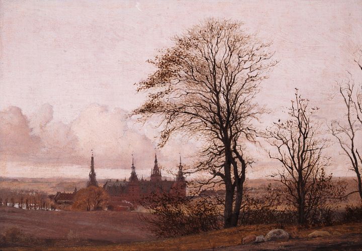 Christen Købke~Autumn Landscape. Fre - Old master image