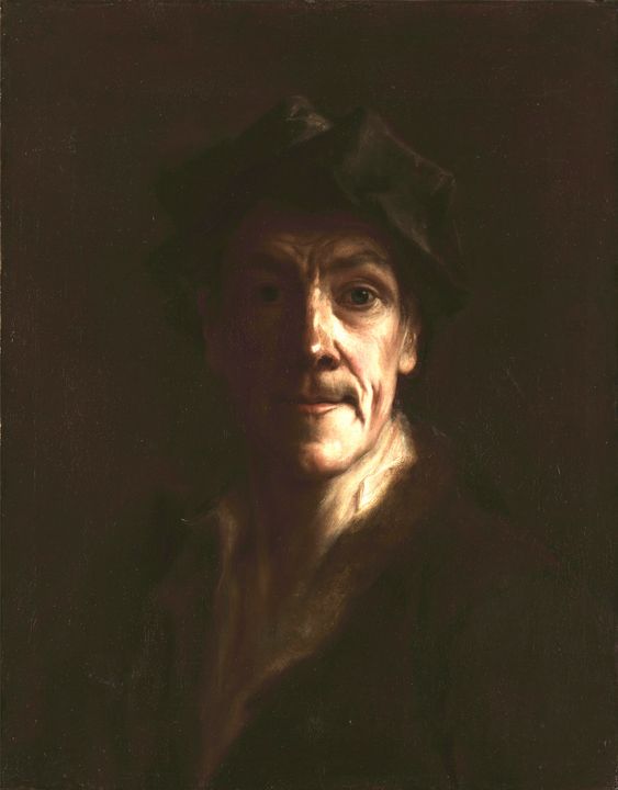 Christian Seybold~Self-portrait - Old master image