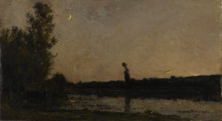 Charles-François Daubigny~Twilight - Old master image