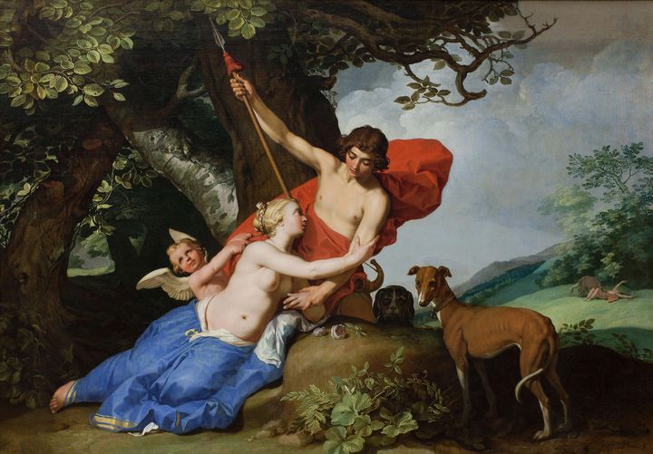 Abraham Bloemaert~Venus and Adonis - Old master image