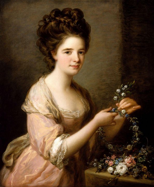Angelica Kauffman~Portrait of Eleano - Old master image - Paintings ...