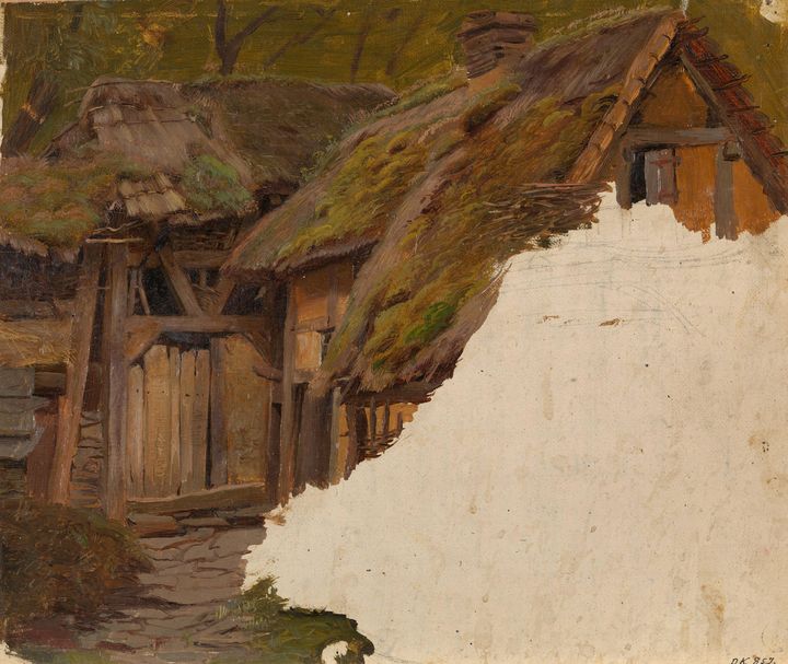 Adolph Tidemand~Study of an old Farm - Old master image - Paintings &  Prints, Ethnic, Cultural, & Tribal, African American - ArtPal