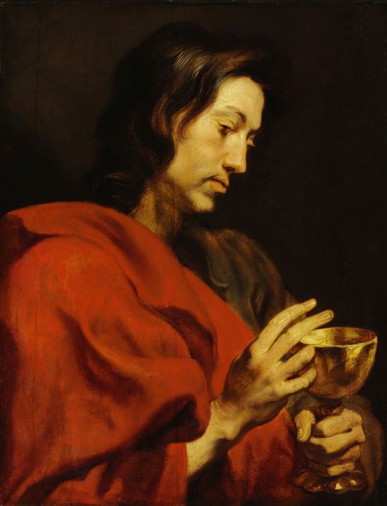 Anthony van Dyck~Saint John the Evan - Old master image