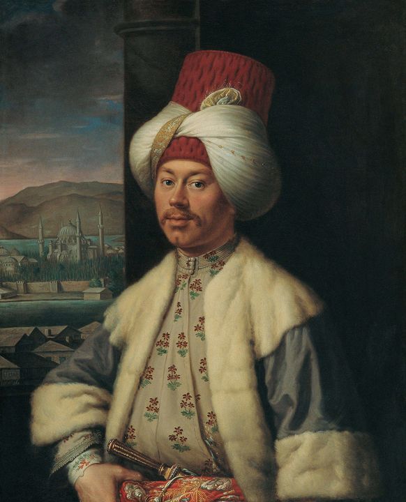 Antoine de Favray~A European in Turk - Old master image