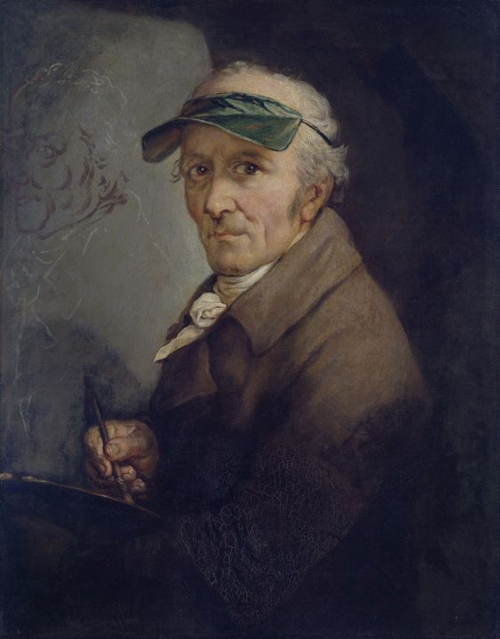 Anton Graff~Self-Portrait with Eye-s - Old master image
