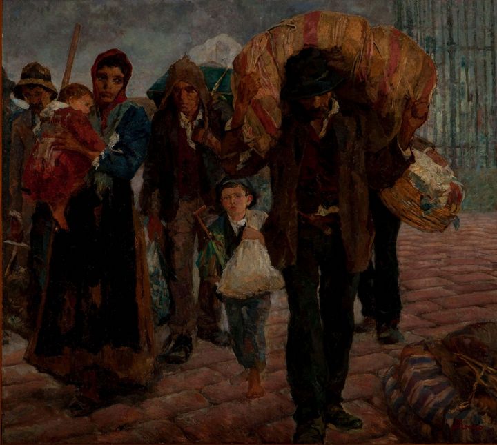 Antonio Rocco~The Emigrants - Old master image