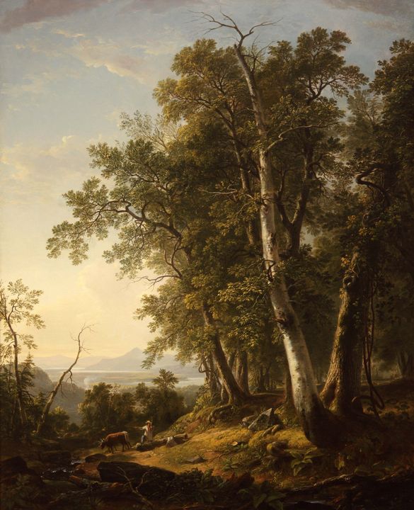 Asher Brown Durand~Forenoon - Old master image
