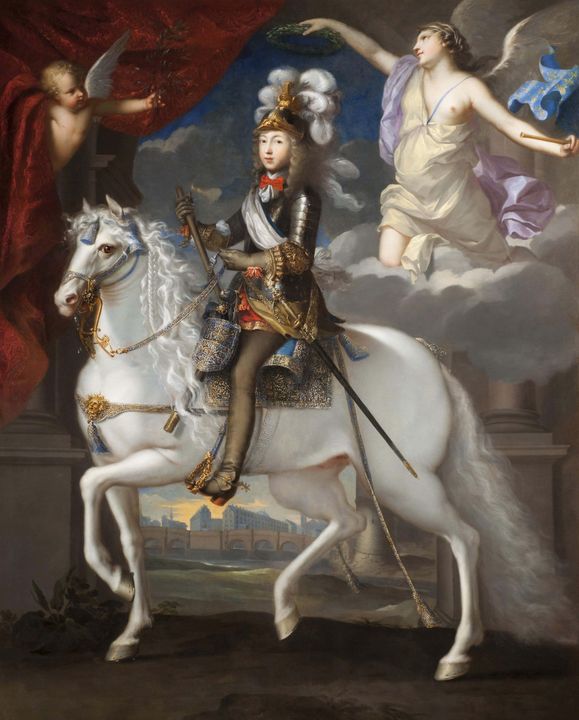 Attributed to Jean Nocret~Louis XIV, - Old master image
