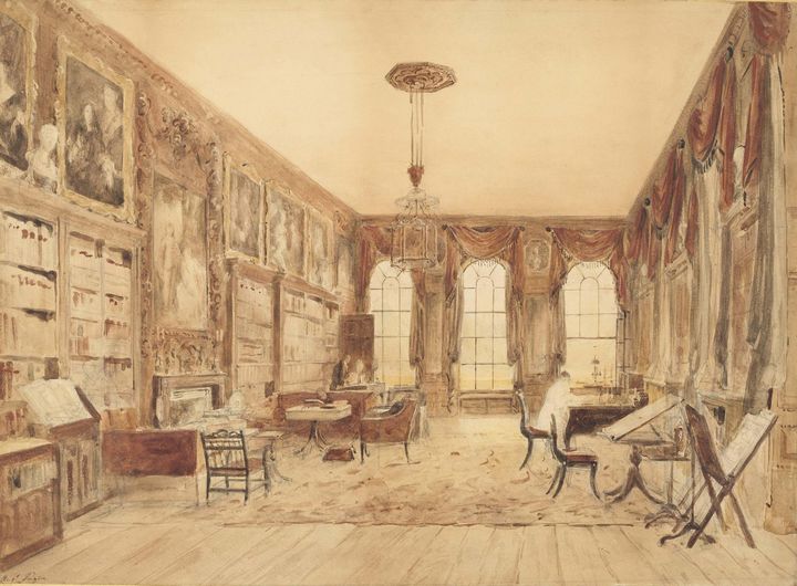 Augustus Charles Pugin~The Interior - Old master image