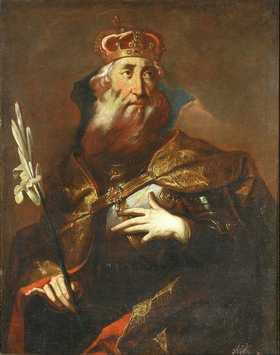 Austrian Painter~Saint Stephan the K - Old master image