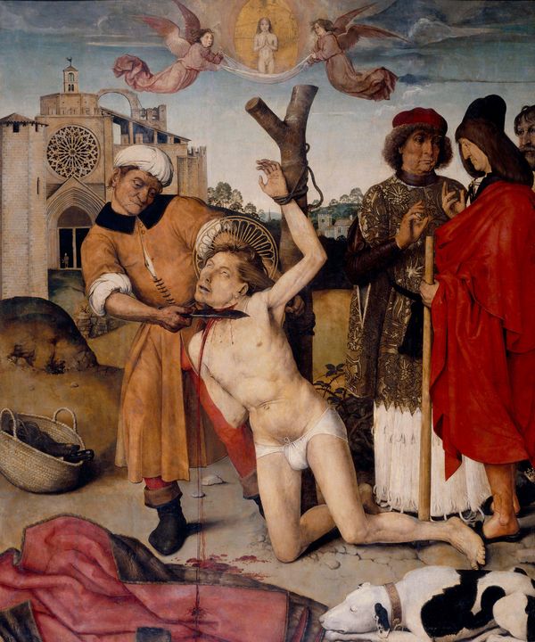Ayne Bru~Martyrdom of Saint Cucuphas - Old master image