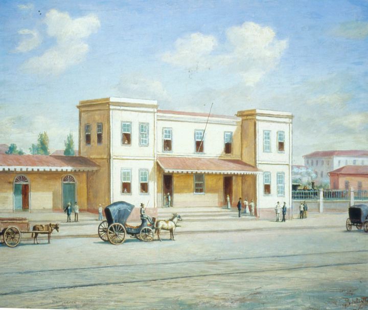 Benedito Calixto~Estação da Luz, 188 - Old master image