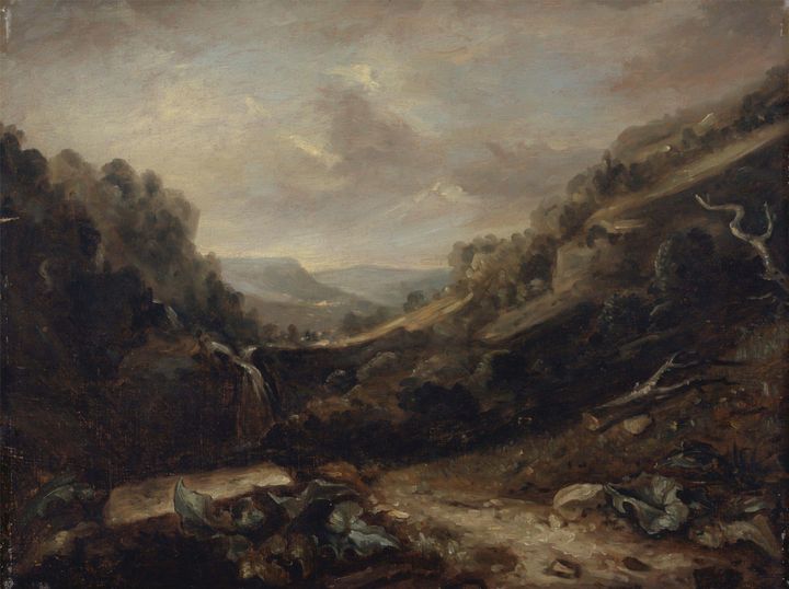 Benjamin Buck~West Country Landscape - Old master image