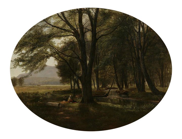 Benjamin Champney~Conway Valley - Old master image