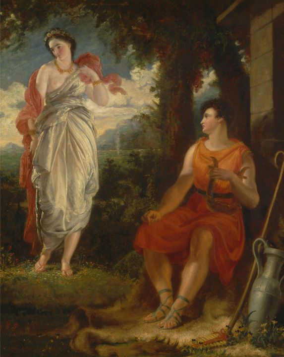 Benjamin Hayden~Venus and Anchises - Old master image