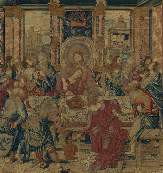Bernard van Orley~The Last Supper - Old master image