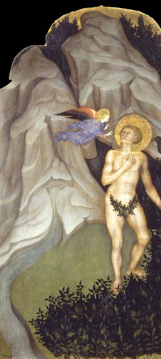 Bernardino Fungai~Saint Benedict Tem - Old master image