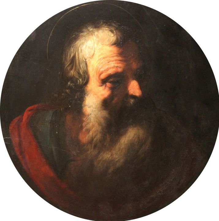 Bernardino Luini~Apóstolo - Old master image