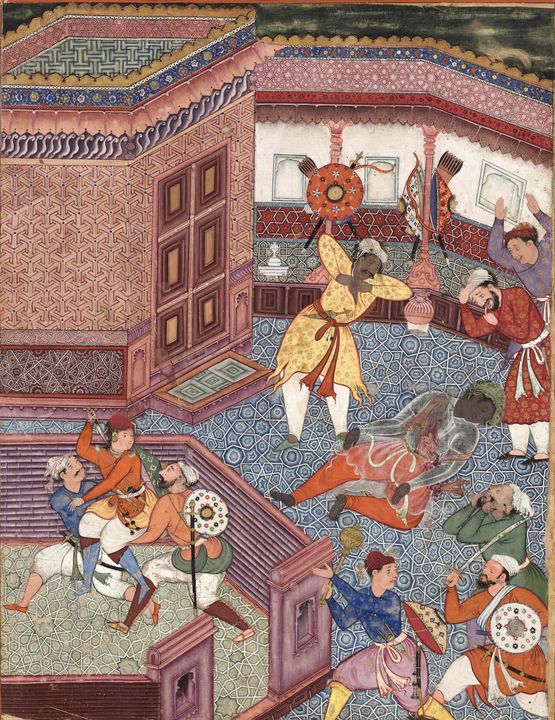 Akbar~Folio from the Hamzanama (Volu - Old master image