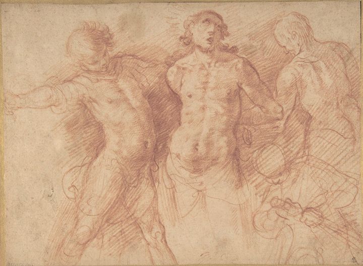 Bernardo Cavallino~The Flagellation - Old master image