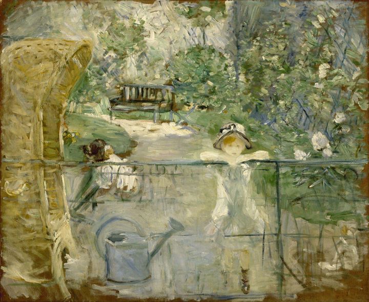 Berthe Morisot~The Basket Chair - Old master image