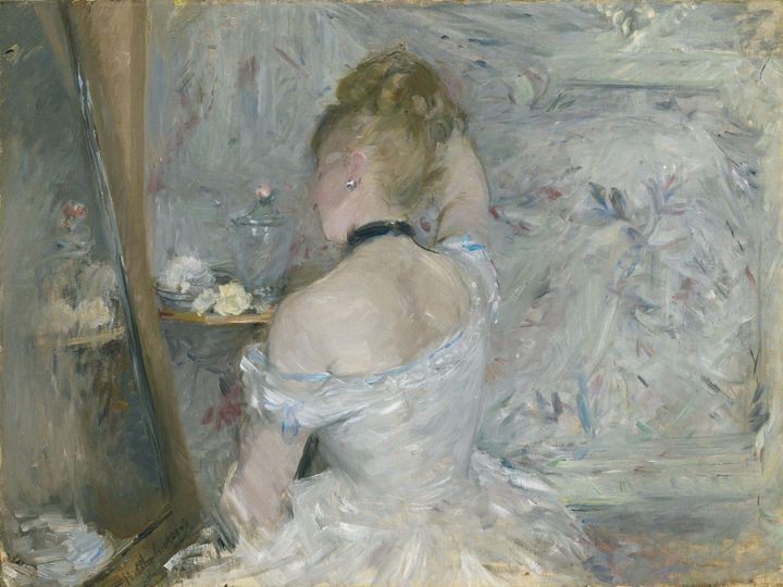 Berthe Morisot~Woman at Her Toilette - Old master image