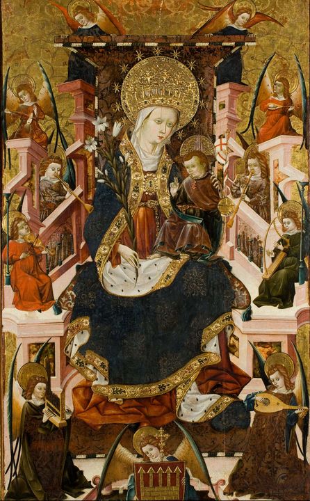 Blasco de Grañén~Queen of Heaven - Old master image