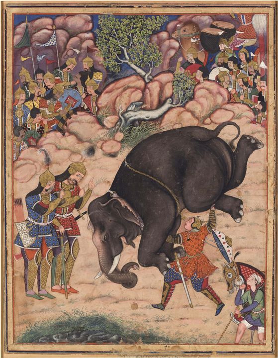 Akbar~Folio from the Hamzanama (Volu - Old master image