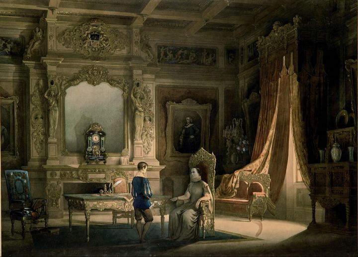 Calisto Cavazzoni Zanotti~Cabinet of - Old master image
