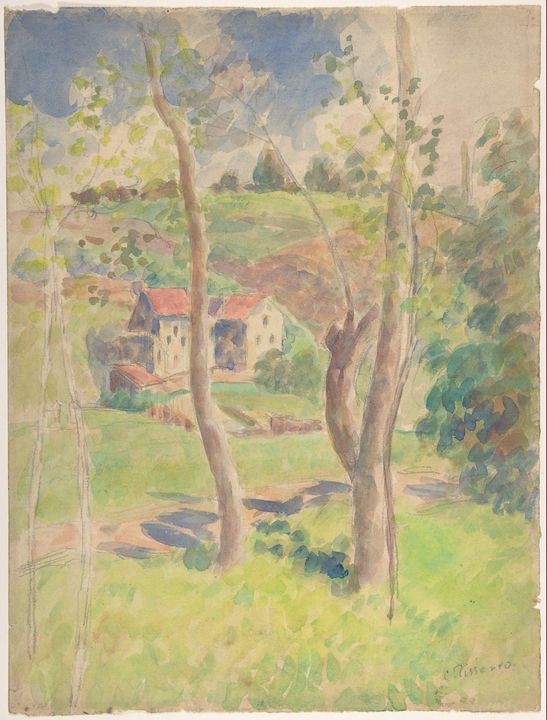 Camille Pissarro~Landscape - Old master image