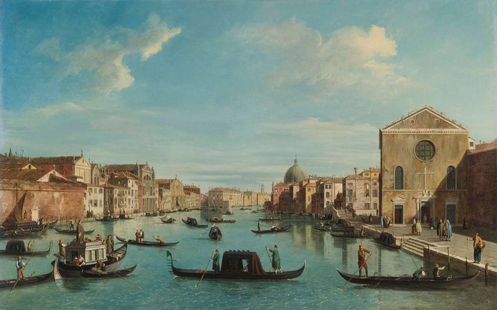 Canaletto~Grand Canal, Venice - Old master image